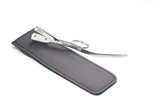 thumb swivel micro straight razor Smith+Scott MSR-1 with pouch